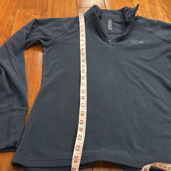 Mountain Hardwear Womens Fleece Sweatshirt Base Layer Microchill 2.0 1/4 Zip M - Picture 7 of 8